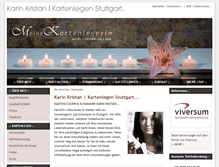 Tablet Screenshot of meinekartenlegerin.de